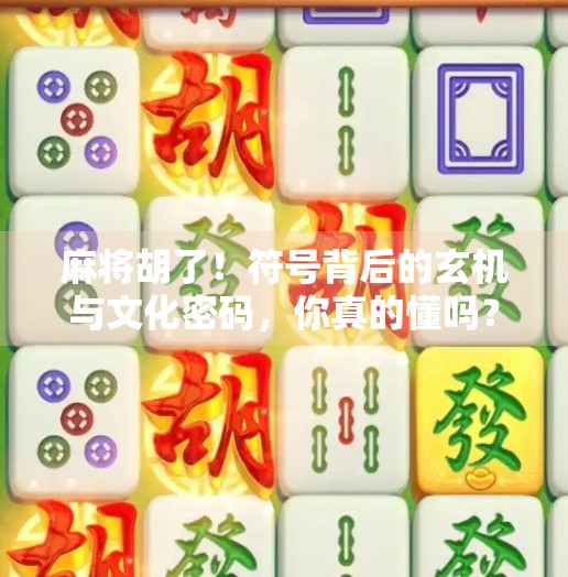 麻将胡了！符号背后的玄机与文化密码，你真的懂吗？