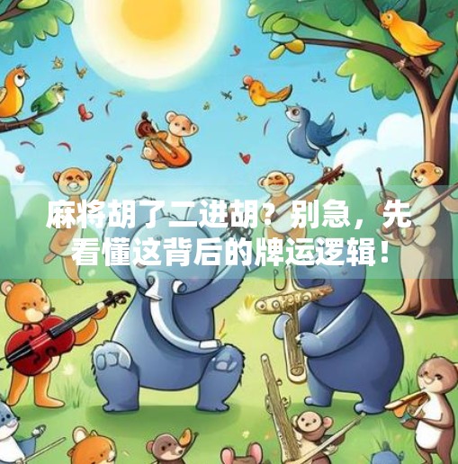 麻将胡了二进胡?别急,先看懂这背后的牌运逻辑! 麻将胡了二进胡?别急,先看懂这背后的牌运逻辑!