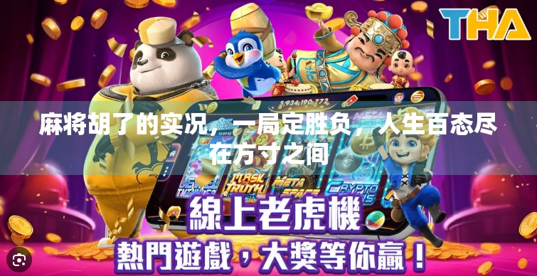 麻将胡了的实况，一局定胜负，人生百态尽在方寸之间