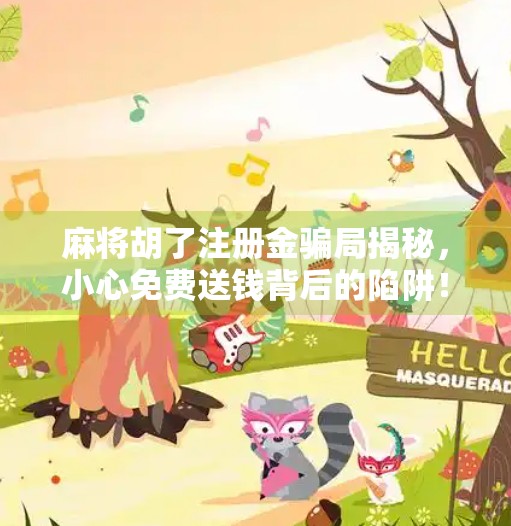 麻将胡了注册金骗局揭秘，小心免费送钱背后的陷阱！