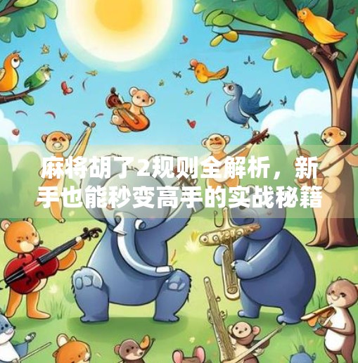 麻将胡了2规则全解析，新手也能秒变高手的实战秘籍！