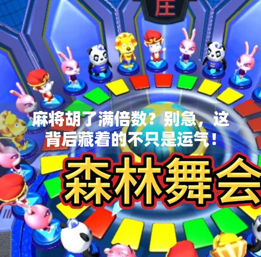 麻将胡了满倍数?别急,这背后藏着的不只是运气! 麻将胡了满倍数?别急,这背后藏着的不只是运气!