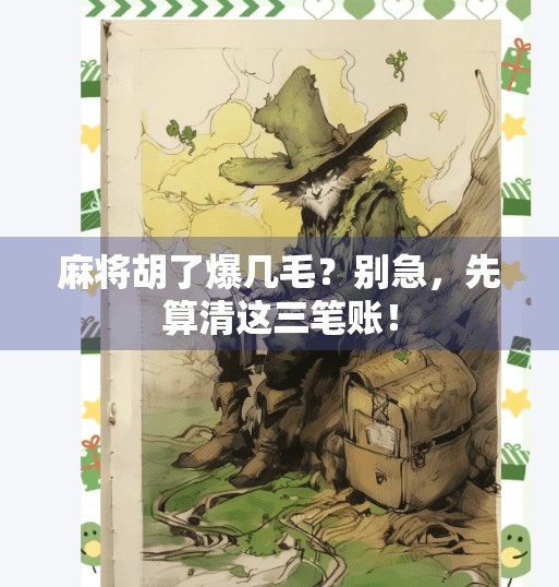 麻将胡了爆几毛?别急,先算清这三笔账! 麻将胡了爆几毛?别急,先算清这三笔账!