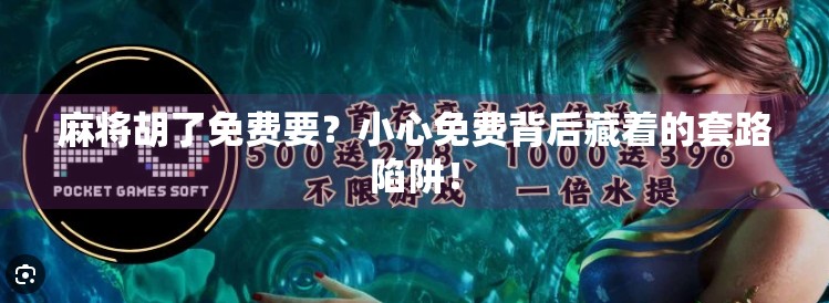 麻将胡了免费要?小心免费背后藏着的套路陷阱! 麻将胡了免费要?小心免费背后藏着的套路陷阱!
