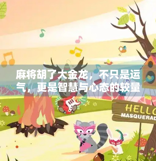 麻将胡了大金龙,不只是运气,更是智慧与心态的较量! 麻将胡了大金龙,不只是运气,更是智慧与心态的较量!