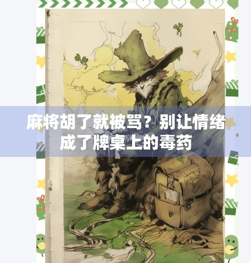 麻将胡了就被骂?别让情绪成了牌桌上的毒药 麻将胡了就被骂?别让情绪成了牌桌上的毒药