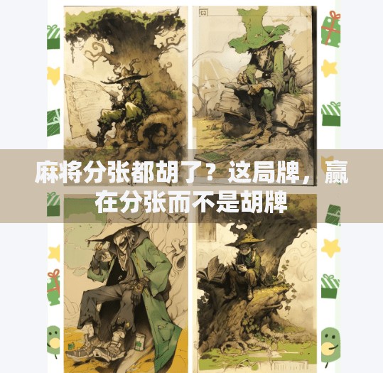 麻将分张都胡了？这局牌，赢在分张而不是胡牌