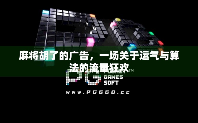麻将胡了的广告,一场关于运气与算法的流量狂欢 麻将胡了的广告,一场关于运气与算法的流量狂欢