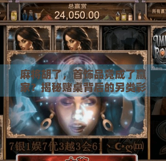 麻将胡了，首饰品竟成了赢家？揭秘赌桌背后的另类彩头