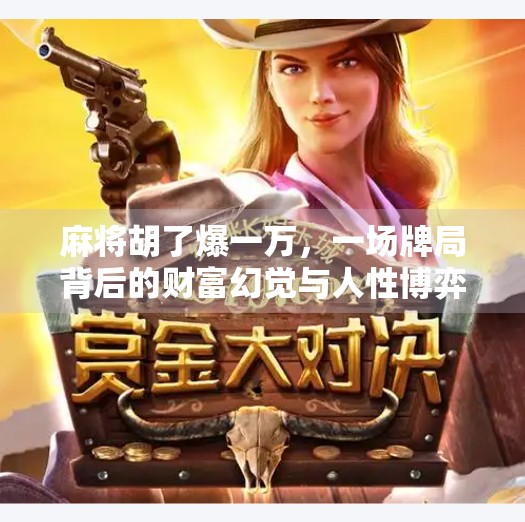 麻将胡了爆一万,一场牌局背后的财富幻觉与人性博弈 麻将胡了爆一万,一场牌局背后的财富幻觉与人性博弈