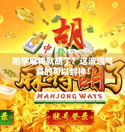 刚学麻将就胡了?这波运气真的可以封神! 刚学麻将就胡了?这波运气真的可以封神!