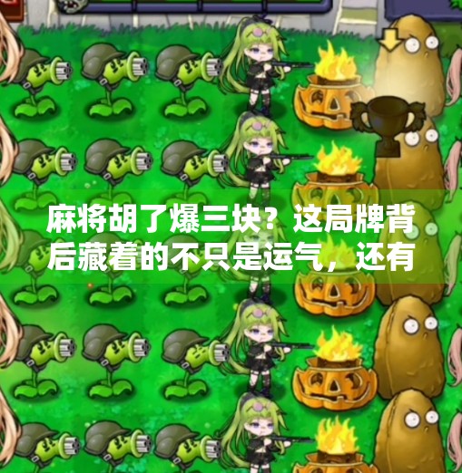 麻将胡了爆三块？这局牌背后藏着的不只是运气，还有人性！