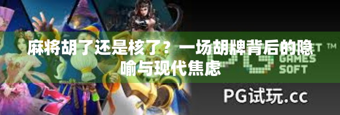 麻将胡了还是核了?一场胡牌背后的隐喻与现代焦虑 麻将胡了还是核了?一场胡牌背后的隐喻与现代焦虑