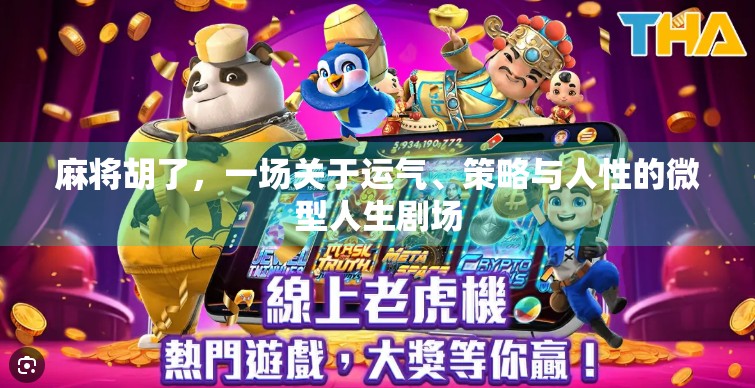 麻将胡了,一场关于运气、策略与人性的微型人生剧场 麻将胡了,一场关于运气、策略与人性的微型人生剧场