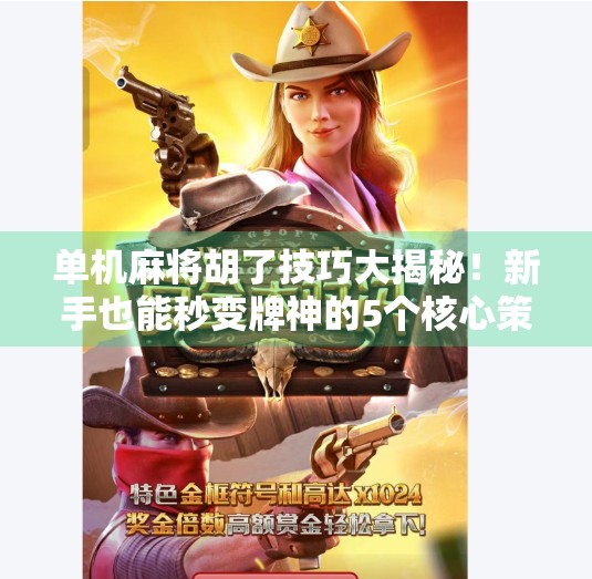 单机麻将胡了技巧大揭秘!新手也能秒变牌神的5个核心策略 单机麻将胡了技巧大揭秘!新手也能秒变牌神的5个核心策略