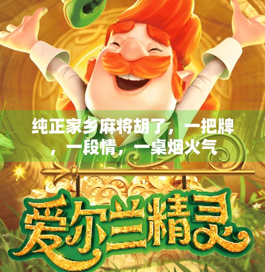 纯正家乡麻将胡了,一把牌,一段情,一桌烟火气 纯正家乡麻将胡了,一把牌,一段情,一桌烟火气