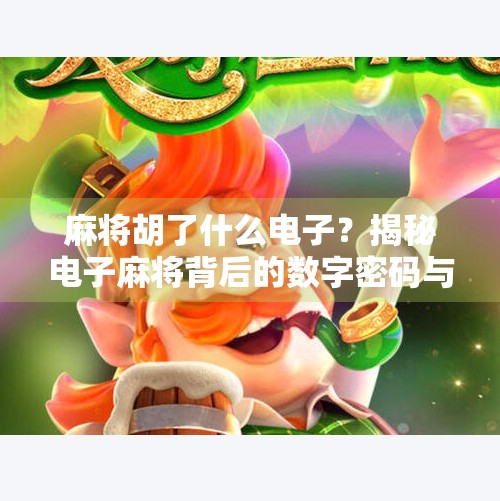 麻将胡了什么电子?揭秘电子麻将背后的数字密码与社交新玩法 麻将胡了什么电子?揭秘电子麻将背后的数字密码与社交新玩法