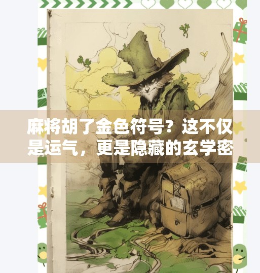麻将胡了金色符号？这不仅是运气，更是隐藏的玄学密码！