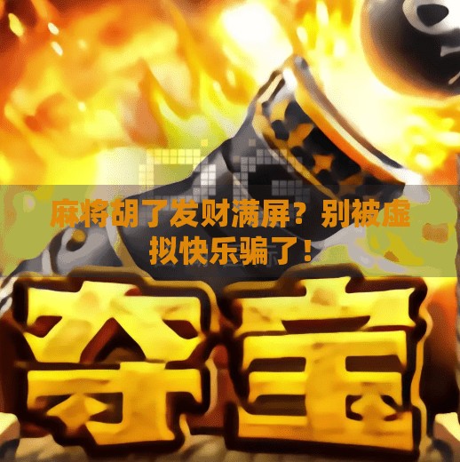 麻将胡了发财满屏?别被虚拟快乐骗了! 麻将胡了发财满屏?别被虚拟快乐骗了!