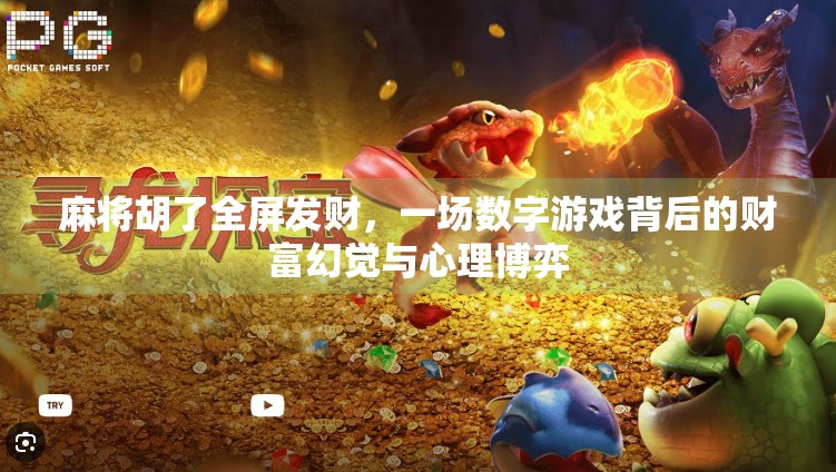 麻将胡了全屏发财,一场数字游戏背后的财富幻觉与心理博弈 麻将胡了全屏发财,一场数字游戏背后的财富幻觉与心理博弈