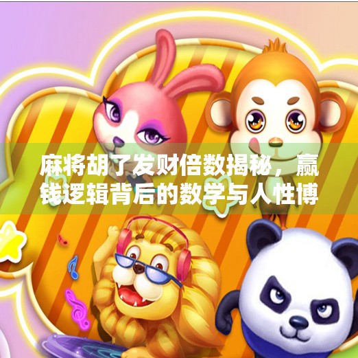 麻将胡了发财倍数揭秘，赢钱逻辑背后的数学与人性博弈！