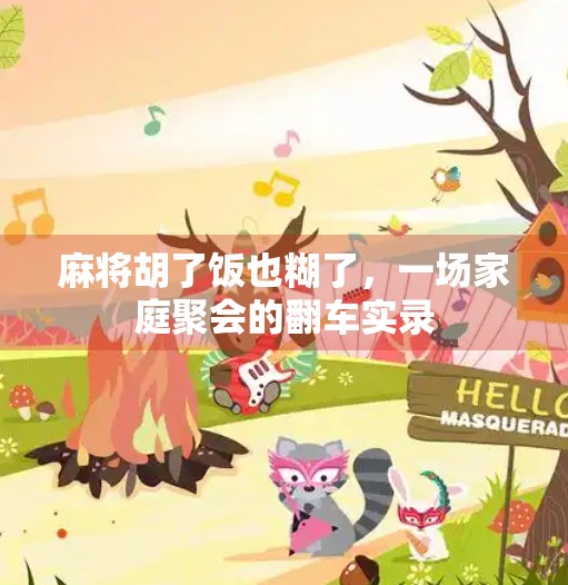 麻将胡了饭也糊了，一场家庭聚会的翻车实录