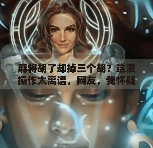 麻将胡了却掉三个胡？这波操作太离谱，网友，我怀疑你不是在打麻将！