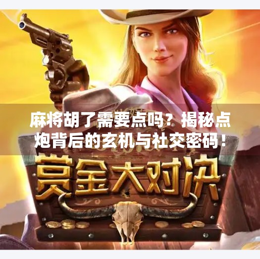 麻将胡了需要点吗？揭秘点炮背后的玄机与社交密码！