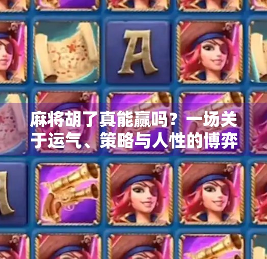 麻将胡了真能赢吗？一场关于运气、策略与人性的博弈