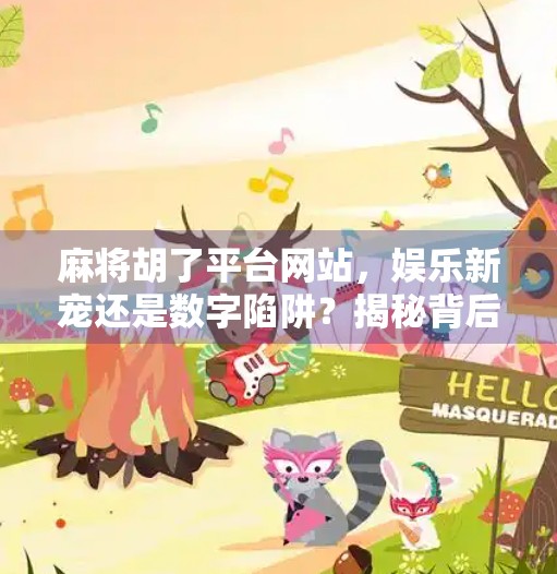 麻将胡了平台网站,娱乐新宠还是数字陷阱?揭秘背后的真实生态 麻将胡了平台网站,娱乐新宠还是数字陷阱?揭秘背后的真实生态