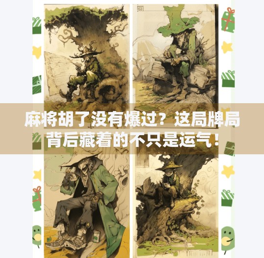 麻将胡了没有爆过？这局牌局背后藏着的不只是运气！