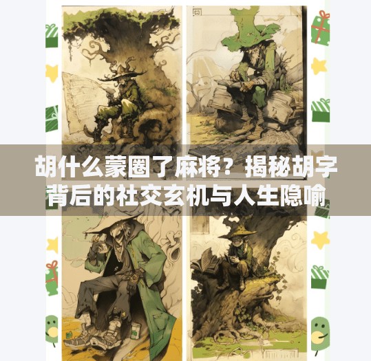 胡什么蒙圈了麻将?揭秘胡字背后的社交玄机与人生隐喻