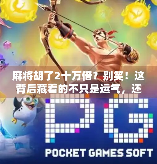 麻将胡了2十万倍?别笑!这背后藏着的不只是运气,还有你没看懂的财富密码!