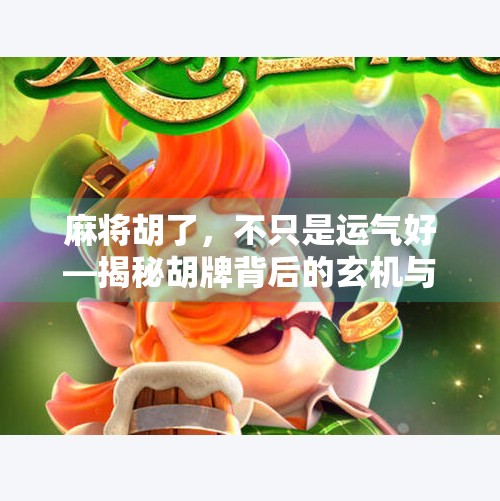 麻将胡了,不只是运气好—揭秘胡牌背后的玄机与人生隐喻