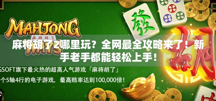 麻将胡了2哪里玩？全网最全攻略来了！新手老手都能轻松上手！