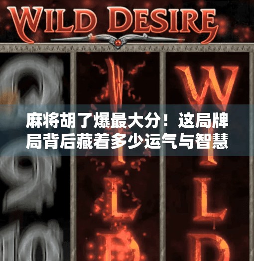 麻将胡了爆最大分！这局牌局背后藏着多少运气与智慧的较量？