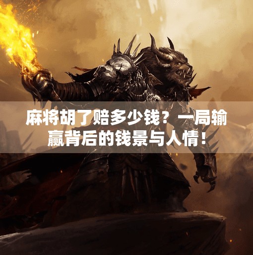 麻将胡了赔多少钱？一局输赢背后的钱景与人情！