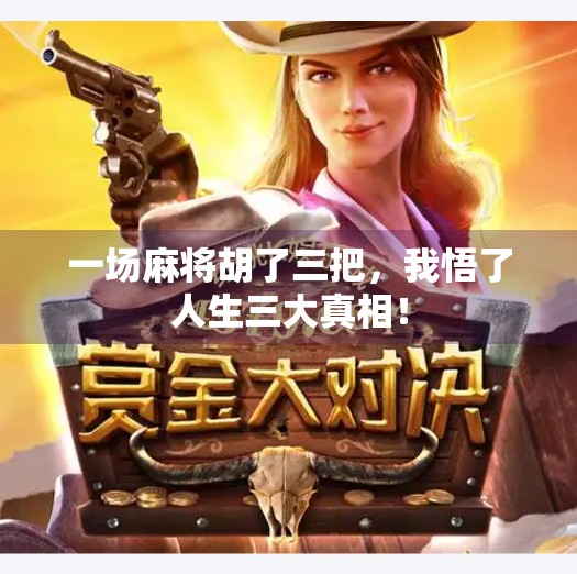 一场麻将胡了三把，我悟了人生三大真相！