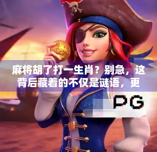 麻将胡了打一生肖?别急,这背后藏着的不仅是谜语,更是中国人的智慧密码!