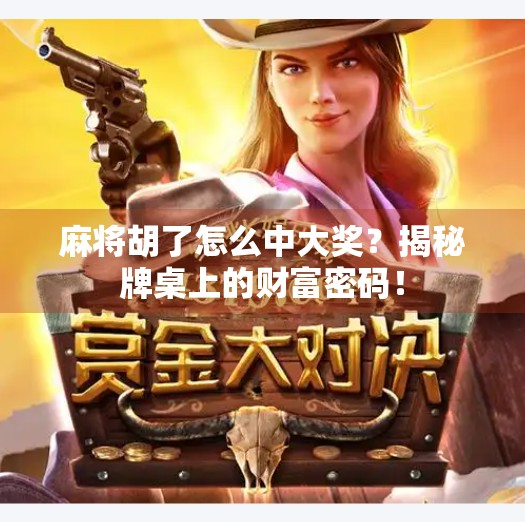 麻将胡了怎么中大奖?揭秘牌桌上的财富密码!