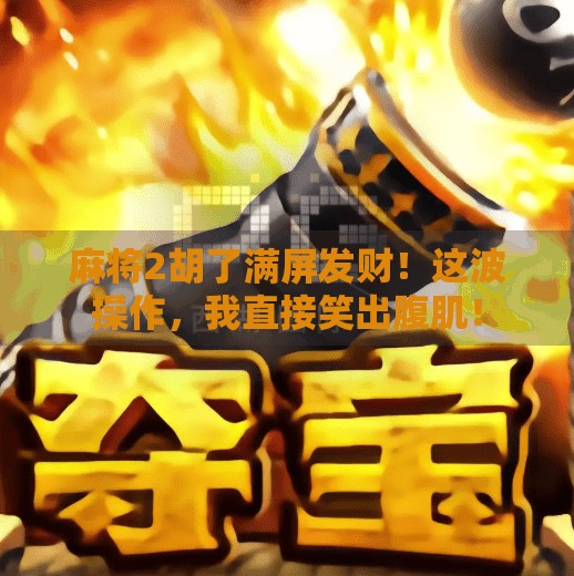 麻将2胡了满屏发财!这波操作,我直接笑出腹肌!