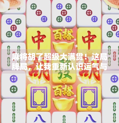 麻将胡了超级大满贯!这局牌局,让我重新认识运气与策略的终极博弈
