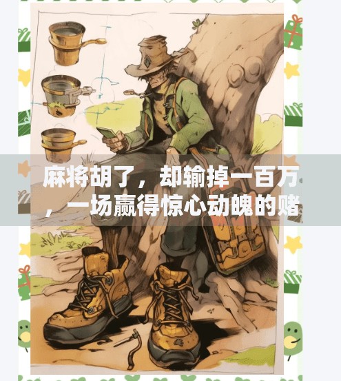 麻将胡了,却输掉一百万,一场赢得惊心动魄的赌局