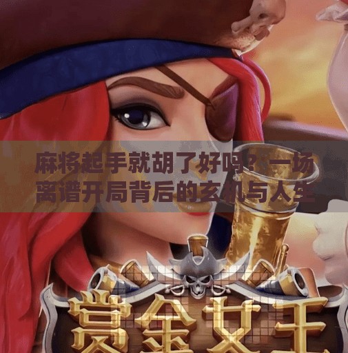 麻将起手就胡了好吗?一场离谱开局背后的玄机与人生隐喻