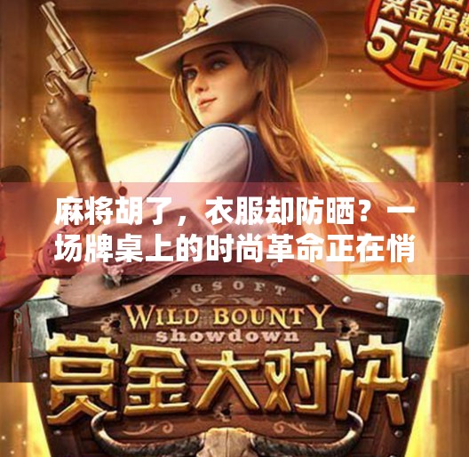 麻将胡了，衣服却防晒？一场牌桌上的时尚革命正在悄然发生！