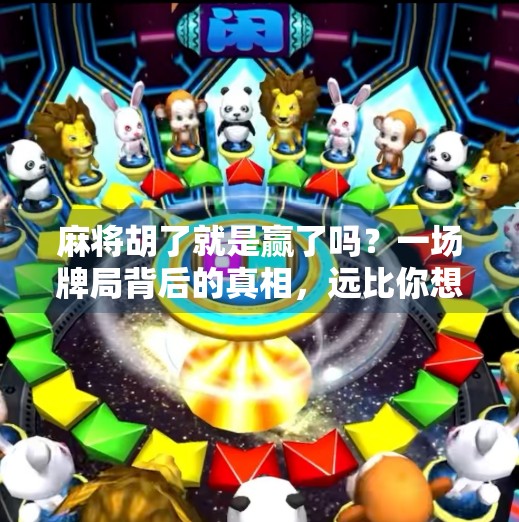 麻将胡了就是赢了吗？一场牌局背后的真相，远比你想象的复杂！